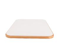 Vvikizy Dessus de Table Rectangulaire en Bois pour Camping-Car, Revêtement Robuste, Application Polyvalente, Meubles Marins pour Bateau, Yacht (Gris) (Blanc)