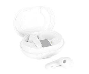 Vvikizy Écouteurs Bluetooth sans Fil avec Suppression du Bruit et Caisson de Basses Faible Puissance pour Un Style de Vie Actif, Résistants à la Transpiration, 1 Paire (Blanche)