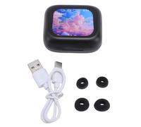 Vvikizy Écouteurs Intelligents sans Fil Bluetooth avec Traduction, écran Tactile, Plus de 140 Langues pour Les Voyages, Suppression Active du Bruit, Design élégant (Noire)