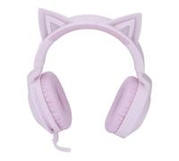 Vvikizy Écouteurs sans Fil Cat Ear avec Lumière LED, Bluetooth 5.4, Haut-parleurs 40 Mm, Conception Pliable, pour Enfants, Adolescents et Adultes, Musique de Jeu (Violette)