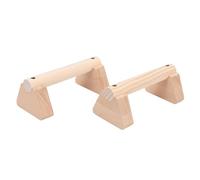 Vvikizy Ensemble de 2 Barres de Poussée en Bois de Hêtre, équipement de Musculation Multifonctionnel Réglable pour les Exercices de Gymnastique à Domicile (20 cm)
