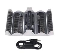 Vvikizy Ensemble de Pilotes à Vis à Cliquet Précis, Pilote à Vis électrique Rechargeable avec 162 Bits et Poignée Ergonomique, pour Ordinateur Portable Téléphone RC Drone Clavier Drone