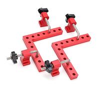 Vvikizy Ensemble de Règles de Positionnement à Angle Droit, Outil de Mesure à 90 Degrés en Aluminium de Haute qualité pour Menuiserie, Léger et Portable, 2 Pièces