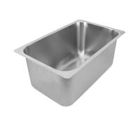 Vvikizy Évier carré Poli pour Camping-car, Installation Facile, Grande capacité, 37,5 L, évier de Cuisine et de Salle de Bains en Acier Inoxydable pour Camping-car