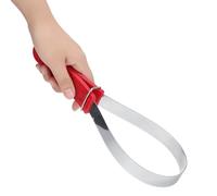Vvikizy Gratte-Ciel de Sueur en Acier en Acier Inoxydable, Outil de Grattoir à Houx à 2 Côtés avec des Brosses de Toilettage de Chevaux Non Glissantes Combs pour la Transpiration de
