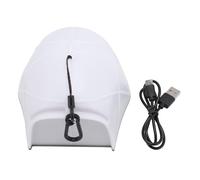 Vvikizy Guirlande Lumineuse de Camping, RVB USB Rechargeable, Résistante à L'eau, 49,2 Pieds, Lampe de Tente Portable avec Batterie 4000 MAh et Charge de Type C, pour Décorations de