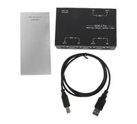 Vvikizy Interface MIDI USB Boîte Hôte Convertisseur MIDI avancé pour Synthétiseur de Clavier Piano électronique Utilisation Autonome pour Musiciens Coque en Alliage D'aluminium Noir