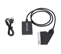 Vvikizy Interface Multimédia HD vers Adaptateur Vidéo Convertisseur Péritel | Prend en Charge PAL/NTSC, Mise à L'échelle 1080p, Bande Passante de 10,2 Gbit/s, Longueur de Câble de 7 m.