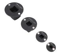 Vvikizy Jeu D'adaptateurs de Douilles à Chocs à Profil Bas, Conception Magnétique pour une Utilisation Pratique avec une variété D'outils pour les Réparations, Matériau en Acier au Carbone 4 Pièces