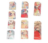 Vvikizy Jeu de Capuchons de Touches PBT pour Claviers Mécaniques DIY, Excellente durabilité, Saisie Facile, Thème de Style Chinois, 10 Touches