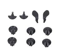 Vvikizy Joysticks en Métal, Boutons de Remplacement en Acier Inoxydable avec Palettes, pour Contrôleur sans Fil Edge (Noir)