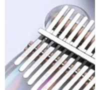 Vvikizy Kalimba à 17 Touches, Piano à Pouce Professionnel en Acrylique avec Touches Métalliques pour Cours de Musique à Domicile et Cadeaux de Vacances (Type d'ours)