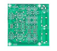 Vvikizy Kit de Bricolage du Préamplificateur de Tube 6J1, Carte de Préampli Stéréo avec Fonction de Boost D'entrée 12V AC pour Les Performances de Tube Améliorées 6Ak5 5654 Remplacement