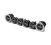 Vvikizy Kit de Lumière Ambiante de Remplacement pour Grille D'aération de Turbine LED pour Classe S W222 2018-2020, 6 Pièces 64 Couleurs Avant Plug and Play pour Mise à Niveau Intérieure de Voiture