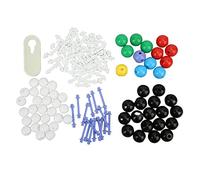 Vvikizy Kit de Modèle Moléculaire, Ensemble de Modèles de Chimie Organique avec Boules en Plastique Colorées et Clés de Connexion, pour l'enseignement et L'apprentissage en Laboratoire