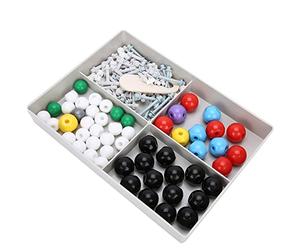Vvikizy Kit de Modèle Moléculaire XMM-067, Ensemble de Structures de 54 Atomes pour L'apprentissage de la Chimie Organique, Parfait pour Une Utilisation Secondaire et Universitaire, Matériaux