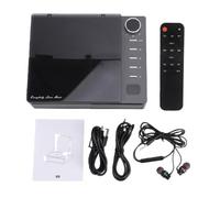 Vvikizy Lecteur CD Portable Bluetooth avec Radio FM (noire) | Corps en Alliage D'aluminium ABS, Batterie 2600 MAh pour 4 Heures de Lecture, Son Surround Stéréo, Chargement de Type C,