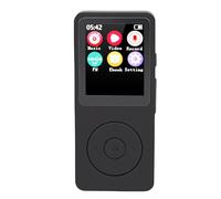 Vvikizy Lecteur MP3, Bluetooth 5.4 avec écran LCD de 2,4 Pouces, Lecteur de Musique Portable Prenant en Charge MP3 WAV FLAC Ape, avec Enregistreur Vocal FM pour Les Sports de Plei (avec Carte