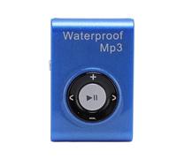 Vvikizy Lecteur MP3 étanche, Mémoire 8 Go IPX8, Lecteur de Musique sous-Marine avec Casque, pour la Natation, la Plongée, Le Surf, la Course, Le Ski, Le Kayak (Bleu)