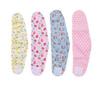 Vvikizy Lot de 4 Couches Réutilisables Lavables et Durables pour Le Ventre de Chien Mâle, pour L'incontinence et Le Comportement de Marquage, Points Roses, Jaunes, Ananas, Fraise Rose, Petit Tigre