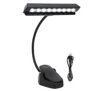 Vvikizy Lumières de pupitre Lampes pour pupitre LED à clipser, col réglable, lampes de bureau USB professionnelles animalerie spray