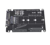Vvikizy M.2 NGFF B Key SSD à L'adaptateur, MSATA SSD à 2,5 Pouces Card Convertisseur, pour 2230 2242 2260 2280 SSD avec Conception Antichoc Compatible avec PC 7 8 10 iOS