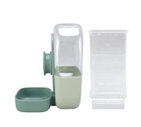 Vvikizy Mangeoire Automatique pour Oiseaux, Distributeur d'eau, Conception sans Désordre pour Cage à Perroquets, Inséparables et Pinsons, Entraînement par gravité en Plastique pour Oiseaux de Taille