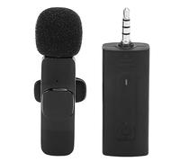 Vvikizy Microphone Lavalier sans Fil, Mini Micro à Revers à Puce 5.1 avec qualité Sonore HiFi pour Enregistrement en Streaming en Direct, Interviews, Vlogs