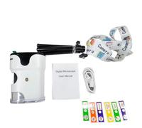 Vvikizy Microscope Numérique 200X Haute Résolution avec écran de 2,0 Pouces pour L'exploration Portable des Enfants