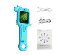 Vvikizy Microscope Portable pour Enfants avec Grossissement 50X et Zoom 5X, écran IPS 2 Pouces pour Jeunes Scientifiques (Bleu)