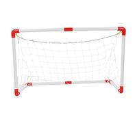 Vvikizy Mini Ensemble de Buts de Football avec Filet de Badminton et Volley-Ball pour Enfants, Ensemble de Jouets de Sport 4 en 1, Idéal pour Les Jeux de Plein Air