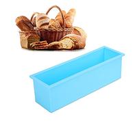 Vvikizy Moule à Savon Rectangulaire en Silicone + Lisse et Brillante, Boîte de Fabrication de Savon, Outil 10,2x2,8x3,1 Pouces pour le Plaisir en Famille (Bleu ciel)