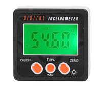 Vvikizy Petit Inclinomètre Numérique, Détecteur de Niveau D'angle de Haute Précision pour les Télécommunications, L'entretien Automobile ABS 2,2x2,2x1 Po