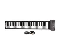 Vvikizy Piano à Main 61 Touches avec Son Surround Stéréo 4D (PM61) | Construction en Silicone Naturel et ABS, Prend en Charge les écouteurs et la Sortie MIDI, 16 Tonalités et 6 Chansons de