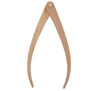 Vvikizy Pied à Coulisse en Bois, Outil de Mesure en Céramique en Bois Massif avec un Savoir-faire Exquis pour la Mesure du Diamètre et du Calibre du Ventre de Poterie, (Pied à coulisse en bois de 10