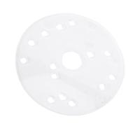 Vvikizy Plaque de Base de Routeur Universelle, Plaque de Base en Acrylique Transparent de 6,46 Pouces de Diamètre avec Goupille de Centrage en Laiton, pour Le Routage de Gabarit de