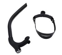 Vvikizy Plorage de Natation, Porte-Parole Confortable en Silicone dans Une Vanne de Purge à Sens Plongeon D'Entraînement Avant Tuba, Entraînement et Plongée avec Tuba pour Le (Noir)