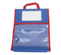 Vvikizy Pochette de Livre Transparente, avec Poignée Cousue pour Le Rangement des Devoirs en Classe, Sac de Livre de Lecture Transparent pour Fournitures Scolaires