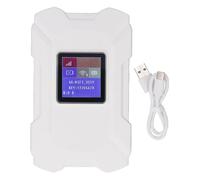 Vvikizy Point D'accès Mobile 4G LTE, Routeur sans Fil Portable avec Batterie 3000 MAh et Emplacement pour Carte SIM, Idéal pour l'asie, l'europe, L'Afrique, Le Moyen-, L'Asi (Blanc)