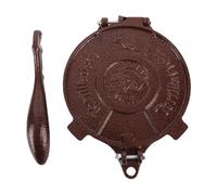 Vvikizy Presse à Tortilla en Fonte, Presse Manuelle Manuelle pour la Fabrication de Tartes à Pain Plat, avec Base Robuste et Poignée Portable pour Crêpes, Tortillas, Pizzas