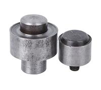 Vvikizy Puncheur à Gorges, Outil D'installation du Manuel de Moisissure GOMMET pour L'oeuvre de Rivet de Fixation à Pression, avec des Tailles de 3 Mm à 20 Mm pour les Bagages Chaussures (20 mm)