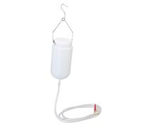 Vvikizy Réservoir de Carburant Auxiliaire Universel 1L avec Tuyau de Carburant, Vanne de Coupure pour Kit de Réparation de Réservoir D' de Moto