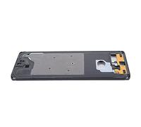 Vvikizy S20u Cadre Central Plaque Lunette Remplacement Pièces de Téléphone Portable Durables pour S20u Alliage D'aluminium de Haute qualité 1 unité (Noire)