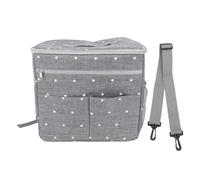 Vvikizy Sac de Poussette pour bébé, Sac à Dos Organisateur de Couches Multifonctionnel avec Bandoulière, Caddie de Poussette de Grande capacité, Résistant à l'eau et élégant pour