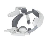 Vvikizy Sangle de Tête VR de Remplacement, Ajustement Ergonomique pour Réduire la Pression et Améliorer Le Confort pour Les âges, Blanc Grisâtre
