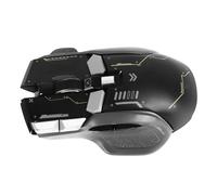 Vvikizy Souris de Jeu BT sans Fil, 500mAh, 2.4G, 11 Boutons, Trois Modes, 1200, 1600, 2000, 2400, 4000 DPI, Lumière RGB, pour 7, 8, 10