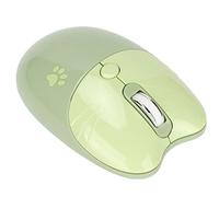 Vvikizy Souris sans Fil, 2,4 G BT Double Mode Silencieux Faible Décibel avec 3 Niveaux DPI Réglables, Conception Ergonomique pour Tablette, Ordinateur Portable (Verte)
