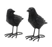 Vvikizy Statue de Corbeau Réaliste, Ornement Animal Innovant avec Un Design Unique, pour la Décoration de la Maison, du Jardin et des Vacances