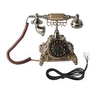 Vvikizy Style Européen Classical Téléphone Téléphone Decoration Classic Heritage Elegant Artistic Living Fait de de Résine Hautement de qualité Style élégant