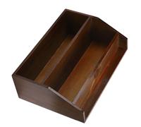 Vvikizy Support de Rangement en Bois Massif, Présentoir Mural Peu Encombrant avec Un Design Minimaliste pour Tasses à thé